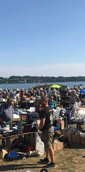 Loppemarked ved Det lille ishus